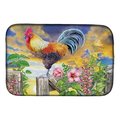 Carolines Treasures Carolines Treasures PRS4063DDM 14 x 21 in. Rooster Barnyard Morning Dish Drying Mat PRS4063DDM